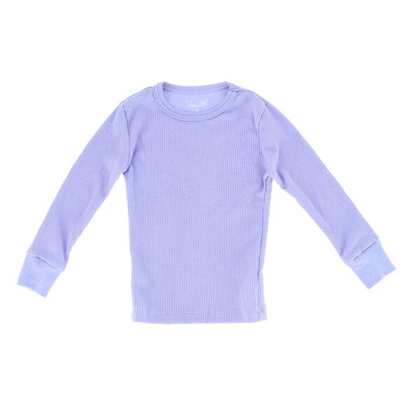 Rene Rofe Toddler Girl's Waffle Thermal Long Underwear 2-Piece Set - Picture 2 of 5